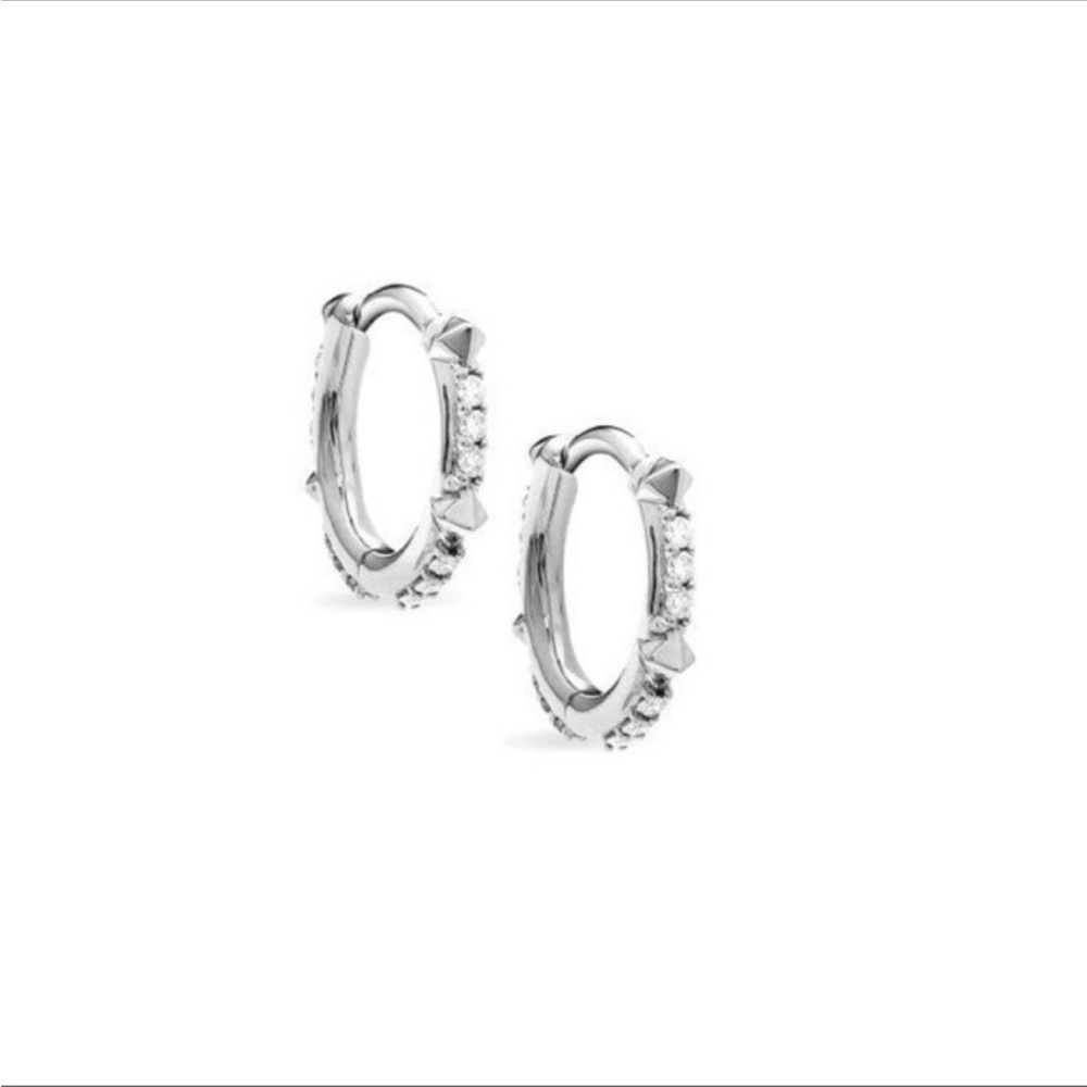 Kendra Scott Fine Jewelry Jett 14k White Gold Earrings - Picture 8 of 9